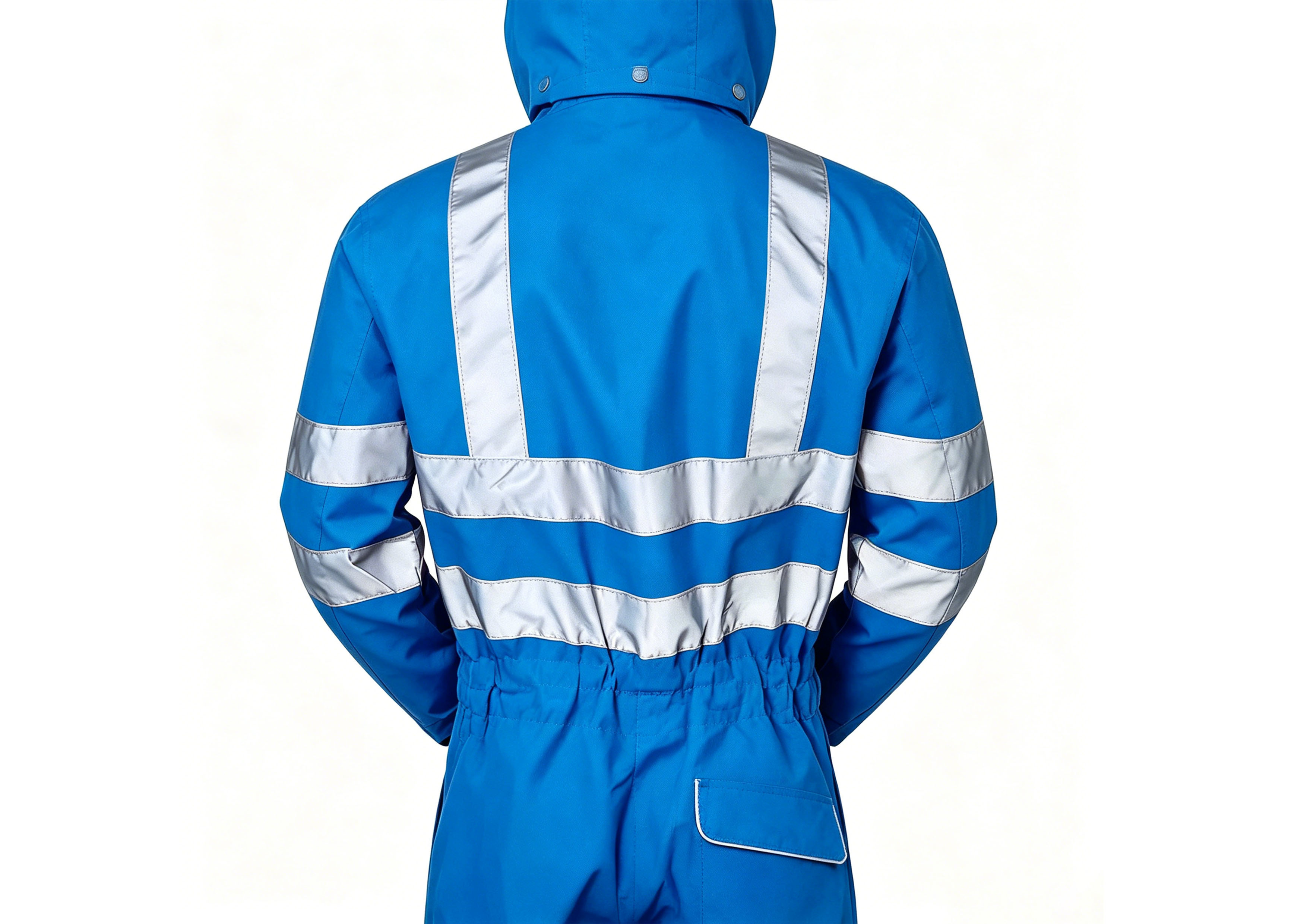 Marine Grade Cleaning Protective Clothing Anti Puncture Protection Coveralls Reflective