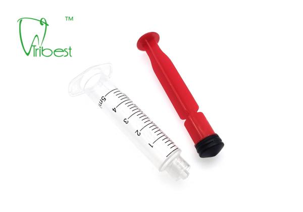Medical Self Aspirating Disposable Colorful Dental Syringe 5ml