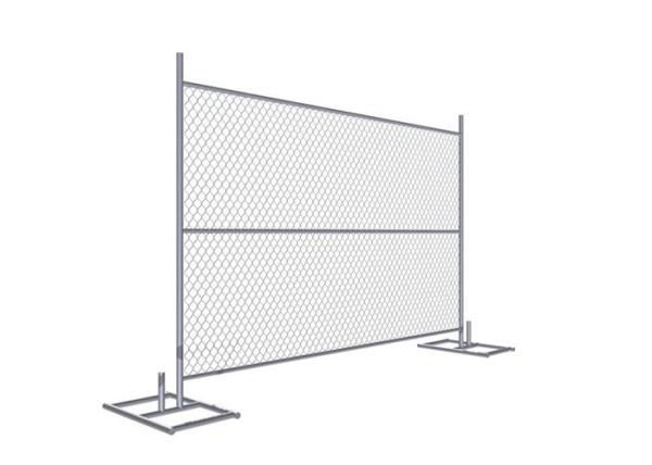 Cross brace 6'x8' Construction Fence Panels 1.625 /41.2mm Tube Wall Thick 16 gauge Mesh 2.25