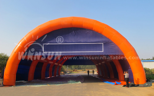 Giant PVC Inflatable Lawn Tent For Exhibition / Job Fair 30x15x7.5m