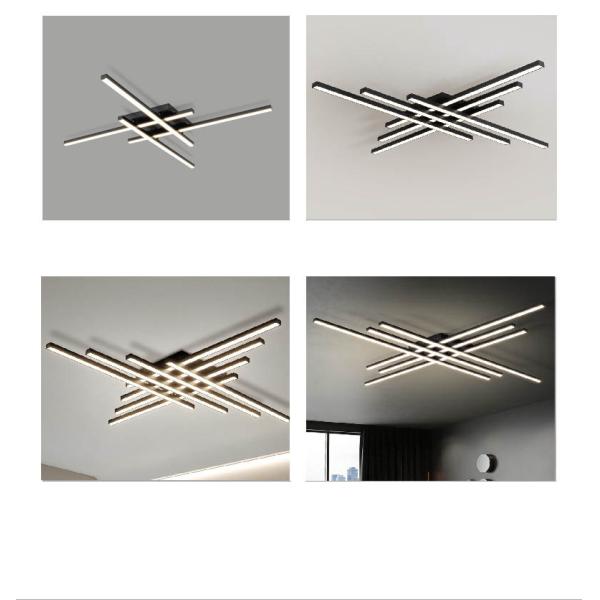 White LED Ceiling Light for Living Room Aluminum Lamp Body Large Size Bedroom Light