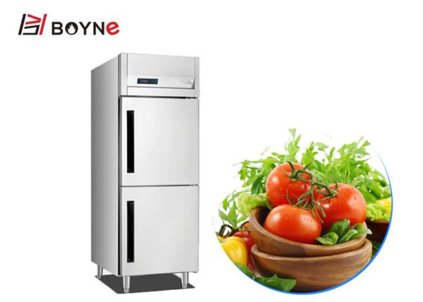 certificação de baixo nível de ruído industrial do CE da indicação digital do refrigerador 95kg SS 304 da restauração 0.5L