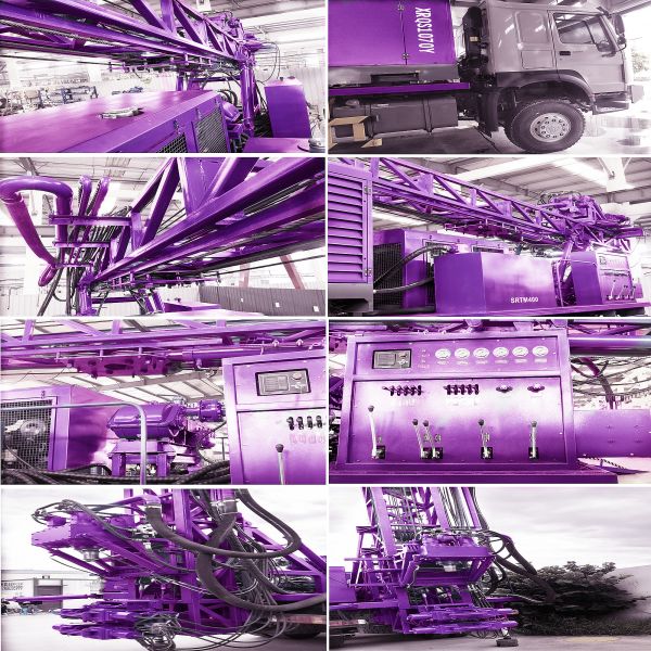 Multifunctional Water Well Drilling Machine With Mud Pump Truck Mounted Water Drilling Rig