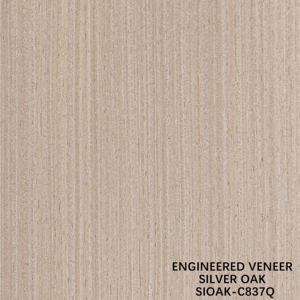 Engineered Silver Pear Veneer Sheet Quarter Cut Good Price For Fancy Panels 2500-3200mm OAK-1Q / 2Q / 070Q / 181Q / 837Q