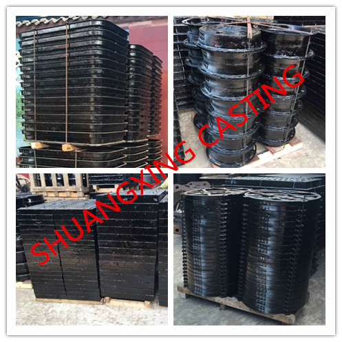 High Strength Hinged Drain Cover Manhole Square Drain Grate Anti Shock