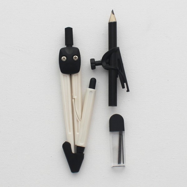 wholesale factory price plastic school compass set