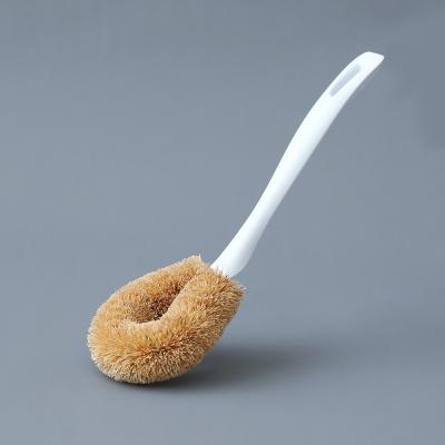 Lavagem longa 25*6*3cm do potenciômetro da escova mais limpa do utensílio dos PP de lãs de Brown do punho