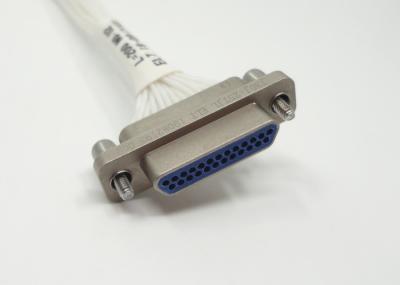 Conector retangular miniaturizado conector de 25 séries dos pinos J30J micro com cabo de 200mm