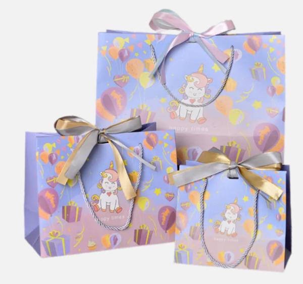 Bolsas de papel promocionais com logotipos Bolsas de papel de luxo reutilizáveis