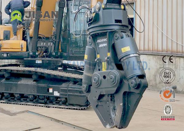 Máquina de corte de aço de Shear Crocodile Hydraulic da máquina escavadora dobro do cilindro do óleo