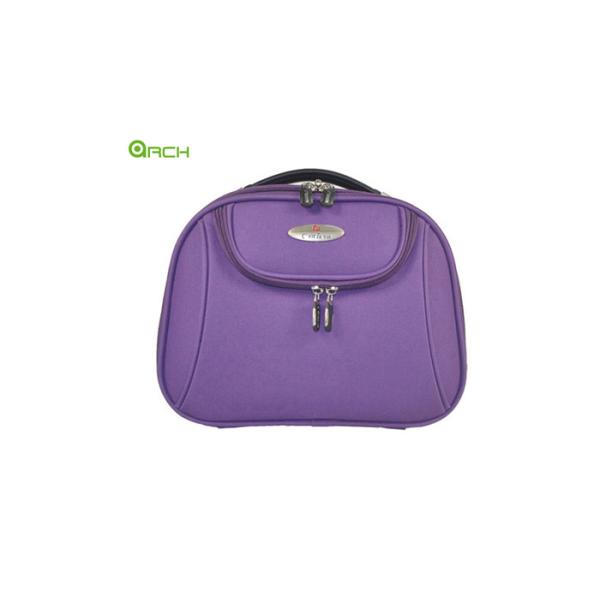 600D Vanity Case Duffle Travel Luggage Bag with One Front Pocket and Retractable Top Handle