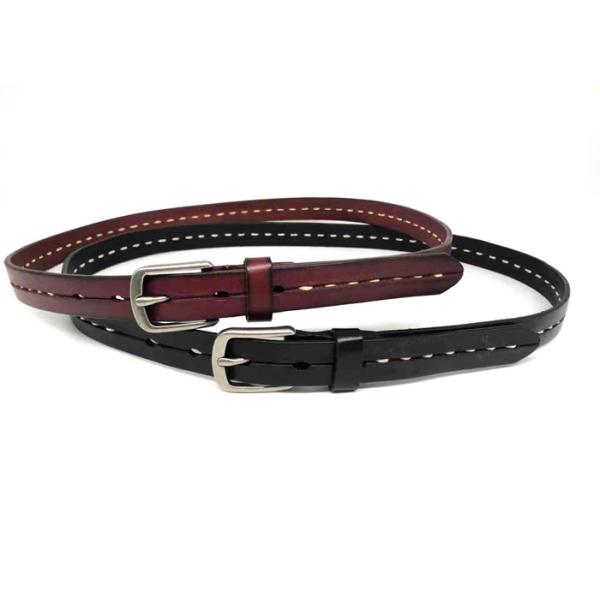 2.3cm Width Top Grain Cowhide Belt Womens For Casual Wear