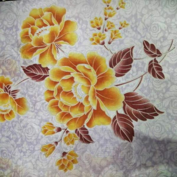 Повторно использованное трико 100% полиэстер 75gsm вяжет ткань с напечатанной ка