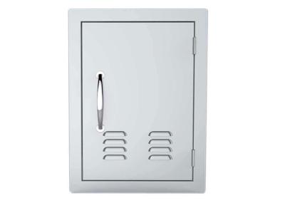 Silver Black Bbq Access Doors Cabinet Bbq Island Component Vented 20 X 14