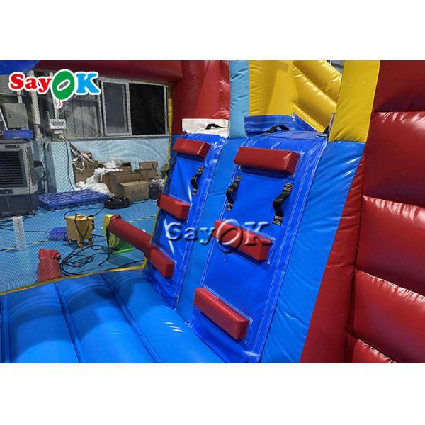 Cartoon Mouse Theme Inflatable Bounce House Water Slide 4.6x4.3x 3.1m
