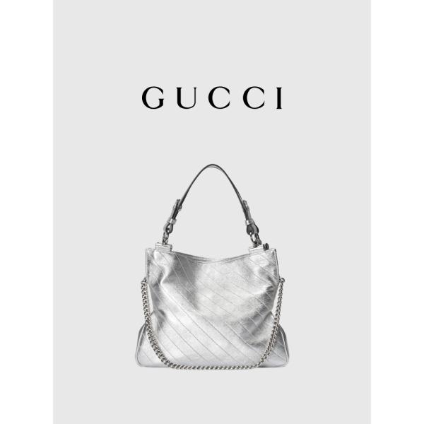 Gucci Blondie Small Tote Bag Luxury Silver White Branded Ladies Handbag