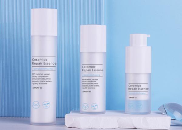 Childproof Cosmetic Airless Bottle 50ml Serum Package Twist Up Airless Bottle