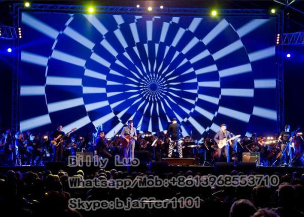 Slim Clear Rental LED Display Screen Creative Version For Concert Live Stage Events