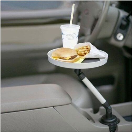 Round Auto Mount Holder Food Tray