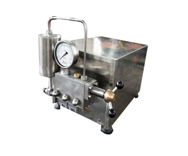 Homogeneizador de leite em mini-escala de 20 L/H polido a espelho polaco para processamento de pequenos lotes