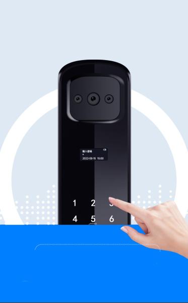 Automatic Fingerprint Thumbprint Door Lock Deadbolt 3D Face Recognition