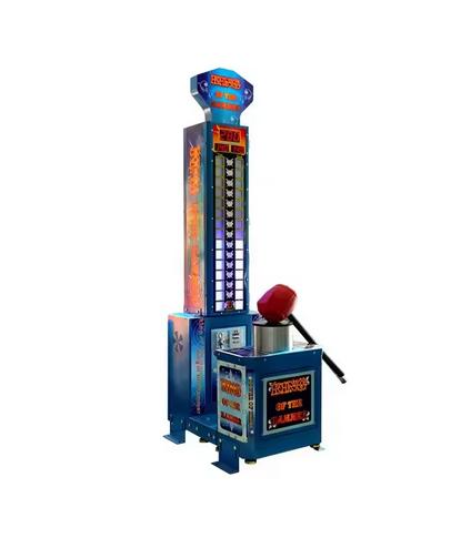 Coin Operated King Of Hammer Arcade Machine Redemption Game 110V
