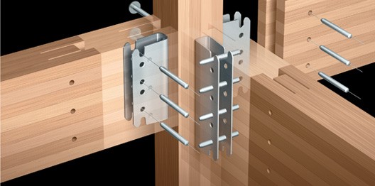 Плоская Т-образная угловая скобка для ремонта 45*160*140 мм