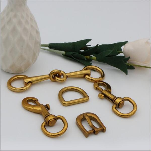 Factory low price zinc alloy OEB color fashion metal buckle hook 5pcs sets for handbags