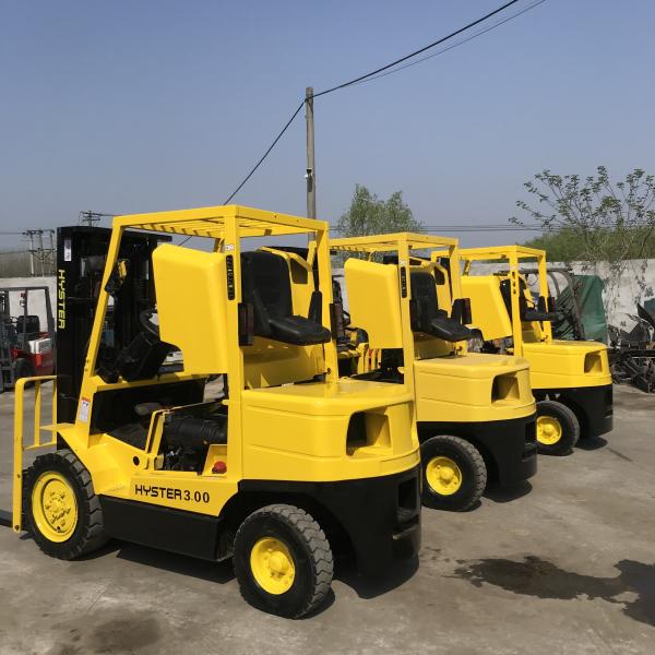 Hyster 30 3 Ton 3 Meters Used Diesel Forklift Lifting Machine Manufactured In Usa