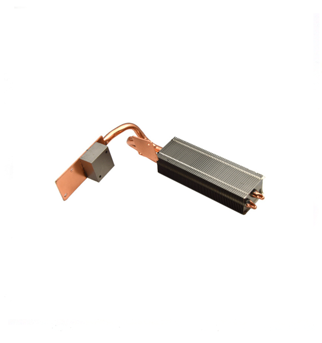 Notebook Heat Pipe Heatsink, Dual Copper Heatpipe Aluminum Fin Cooling Module For Laptop CPU GPU All‑in‑one PC