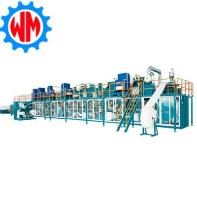 Professional Design Full Servo Adult Diaper Manufacturing Machine ISO With Auto Stacker