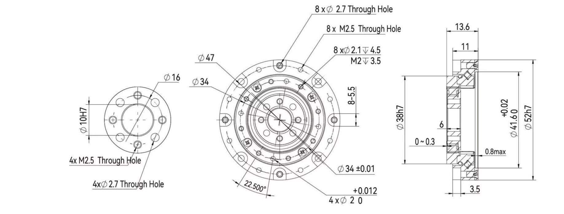 MINI HD-11 Harmonic Reducer