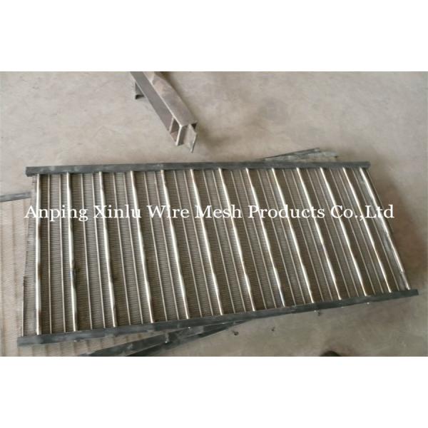 1.2x2m SS304 Wedge Wire Screens Vibrating Screen Panels With Slot 2mm