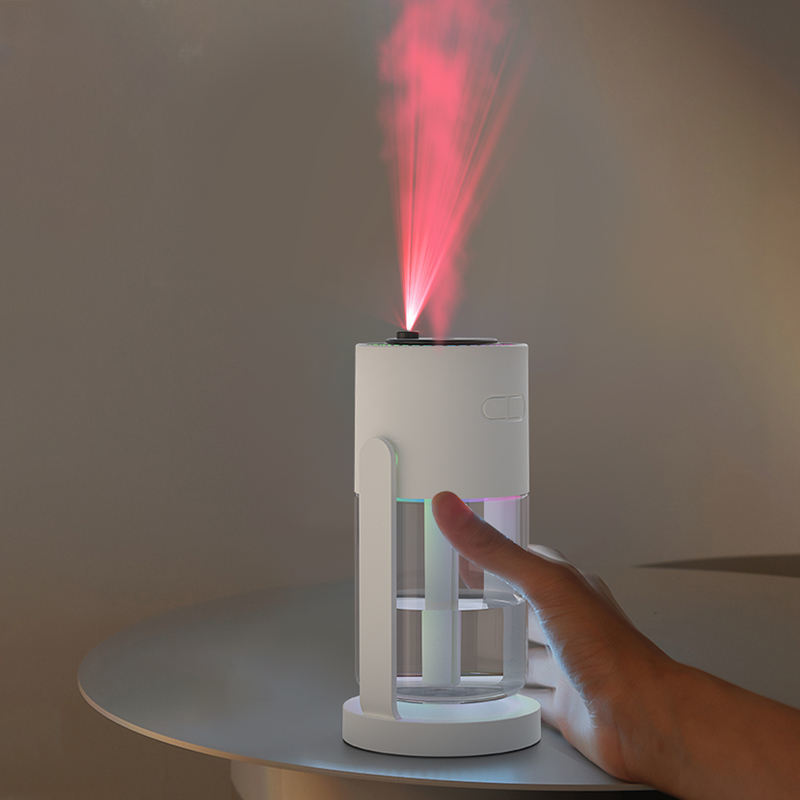 Factory Customized Logo Ultrasonic Mist Mini Portable USB Led Night Light Starry Projector Air Humidifiers for Car