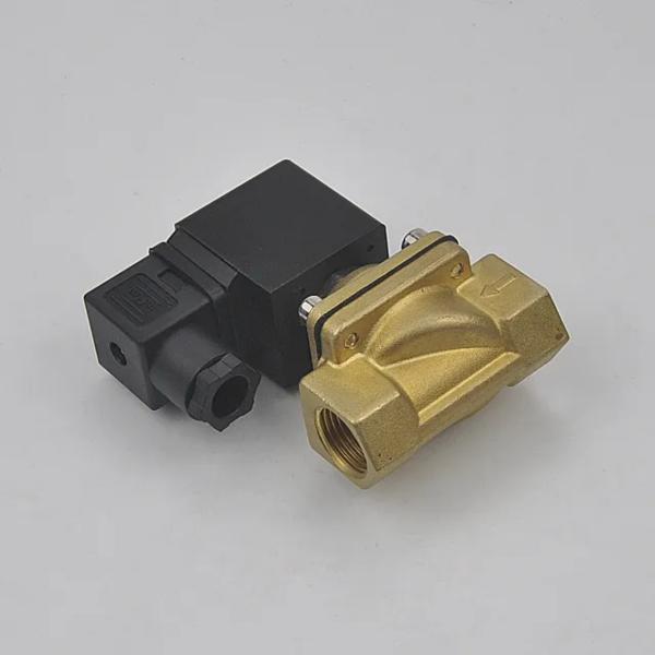 2W025-06 24V Normally Open Solenoid Valve Air Water Brass Direct Acting Solenoid Valve