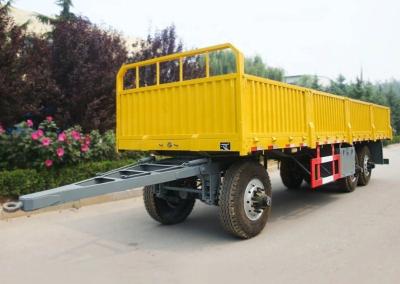 Durable Draw Bar Design Full Trailer For Capacity Timber Transport Not Self Dumping