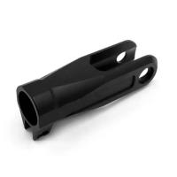 Le vélo noir d'OEM partie anodisant les pièces en aluminium de fraisage de commande numérique par ordinateur en métal avec le service de forage