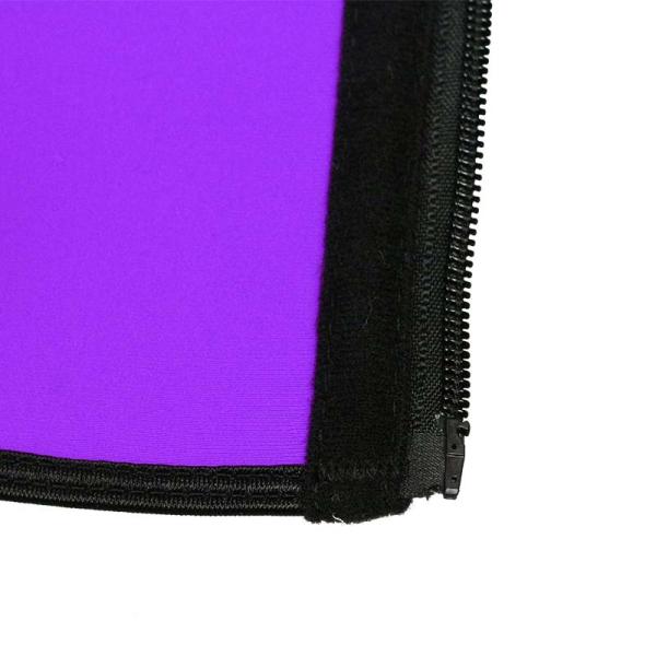 Double Belt Latex Waist Trainer Double Compression Purple Waist Cincher
