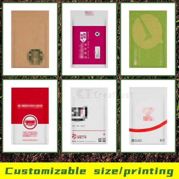 GDCX Competitive Price Honeycomb Paper Shipping Padded Mailing Envelopes Black Bubble Pouch Envelope Packaging Kraft Mailers
