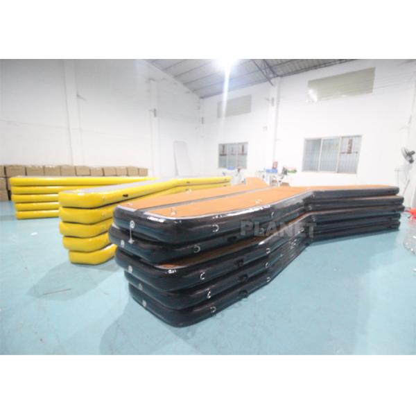 20cm Double Wall Fabric Material Y Shape Floating Pontoon Boat Jet Ski Platform , Inflatable Floating Jetski Dock