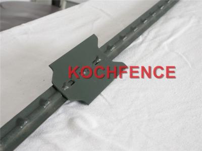 PVC Coated Metal Fence Posts Galvanized T Post Star Picket For Agriculture
