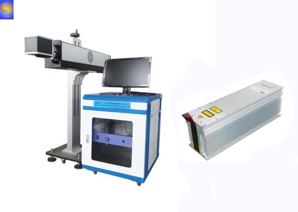 High Speed 100w Industrial Laser Marking Machine Wood Boxes Jeans Leather Cloth Applied