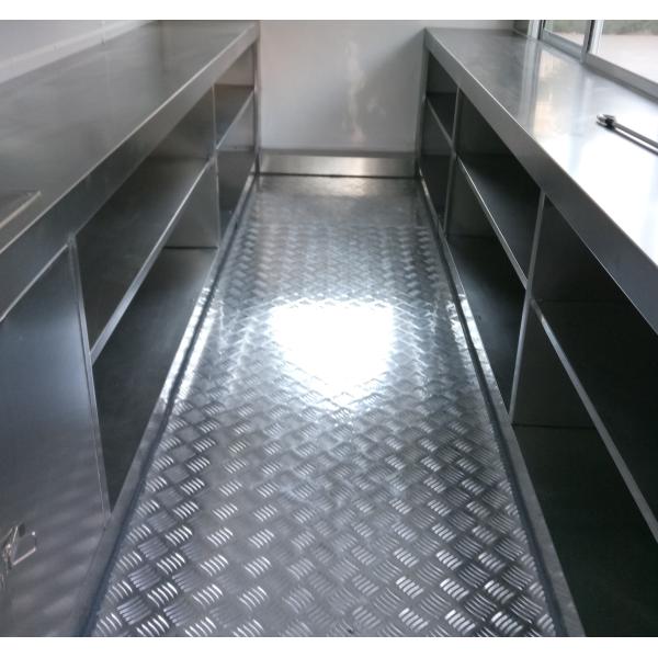 Airstream BBQ Food Cart Food Truck Trailer Fully Equipped Tow Bar Trailer for Winery
