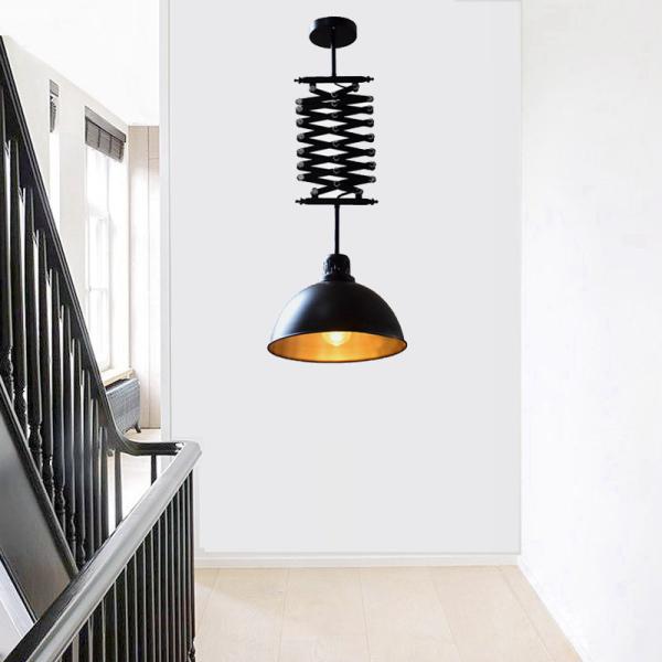 Retro industrial Pendant Light wind wrought iron clothing cafe bar lifting Black Pendant Light(WH-VP-189)