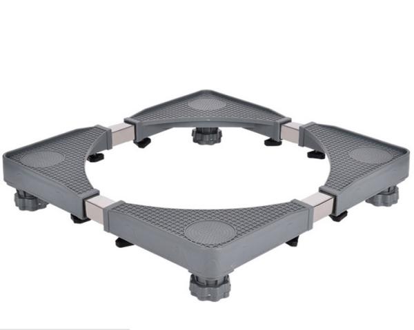 42cm-62cm Adjustable Metal Stand with Wheels for Refrigerator