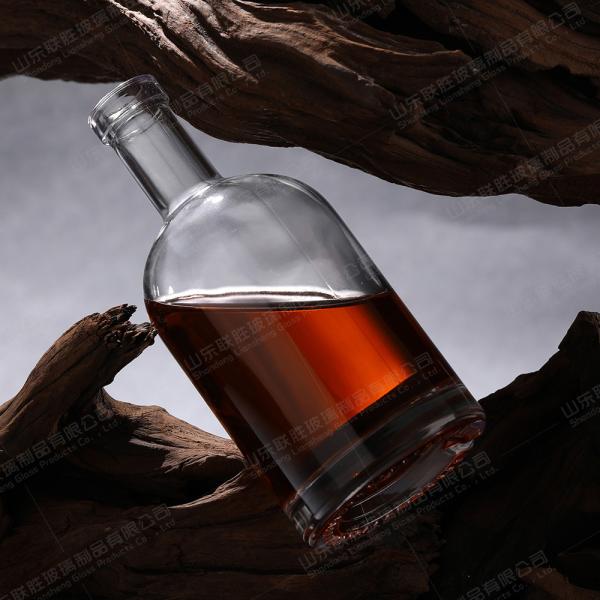 350ml 500ml 700ml 1000ml Glass Wine Bottle With Glass Collar Healthy Lead Free Bottle