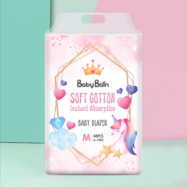 Пеленок младенца PE печати цвета доставка устранимых быстрая в большей части