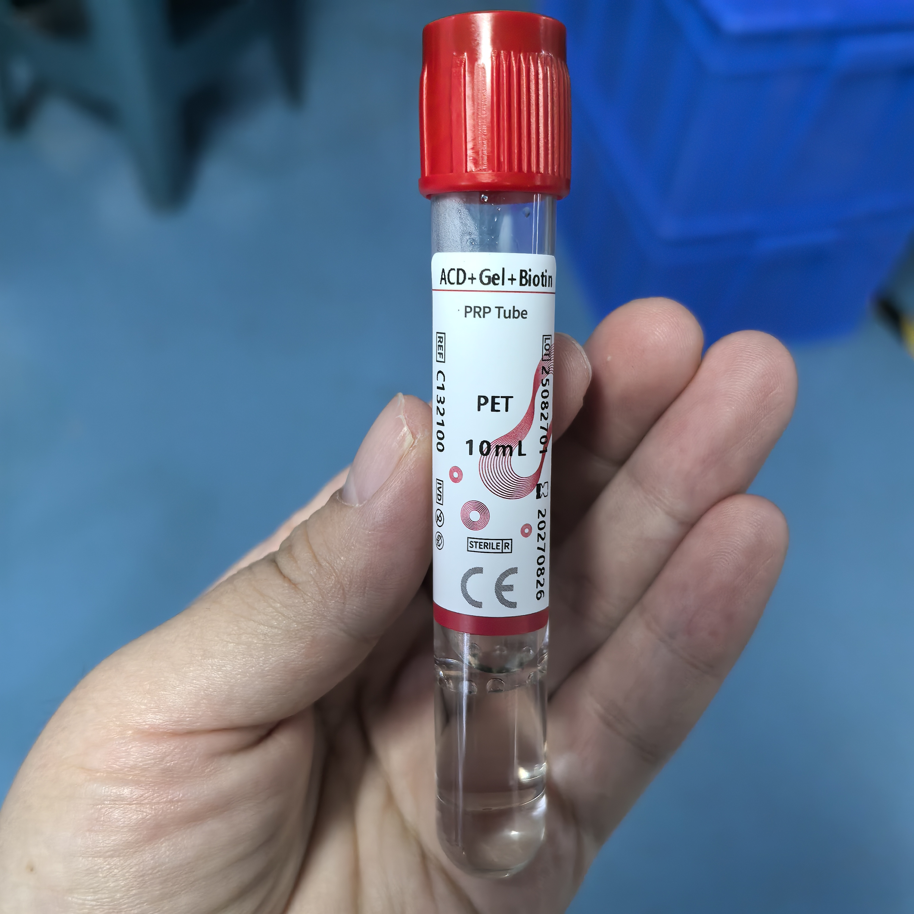 10ml 15ml  ACD Biotin Gel Tube for Laboratory Plasma Separation and Sample Processing  Centrifuge Cosmetology