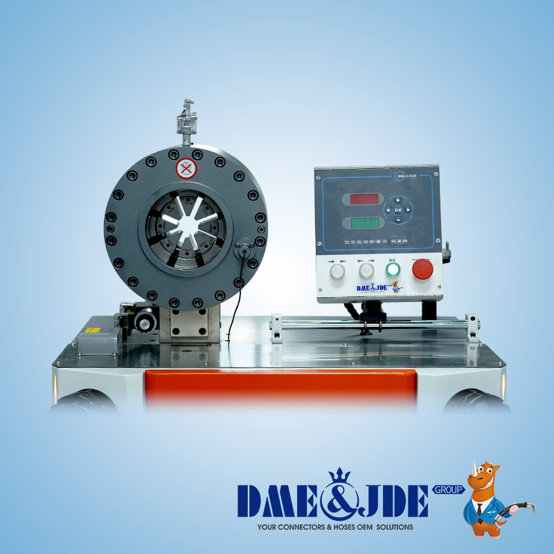 Compact  Hose Assembly Equipment Hose Crimper For Large Irregular Shape Pipes