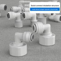 Adaptador de manguera Accesorios de filtro de agua Codo de purificador de agua de silicona roscada de 2 a 3 puntos